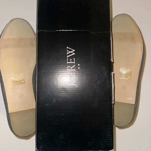 J. Crew Gray Flats with Black Horse Design - Picture 6 of 6